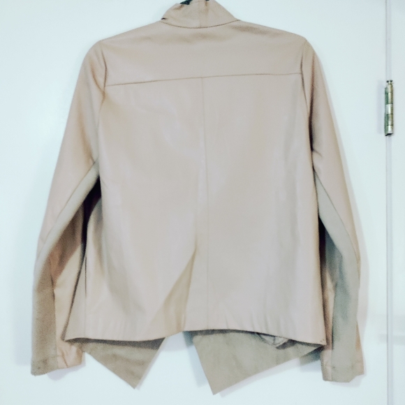 💝 3/$25 Bb Dakota Pink Vegan Leather Jacket - Picture 6 of 7